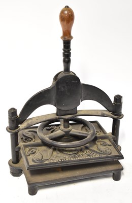 Lot 773 - PATRICK RITCHIE, EDINBURGH; a patented cast...