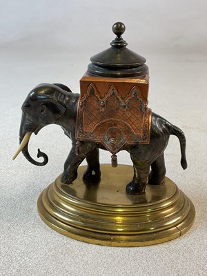 Lot 2 - An unusual late 19th century mixed metal...