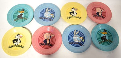 Lot 185 - FIESTA WARE; eight 'Looney Tunes' dinner...