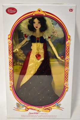 Lot 496 - A boxed Disney Store Snow White 17" doll,...