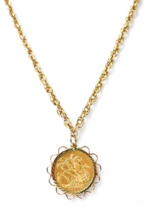 Lot 1263 - A Victorian full sovereign, 1895, in an...