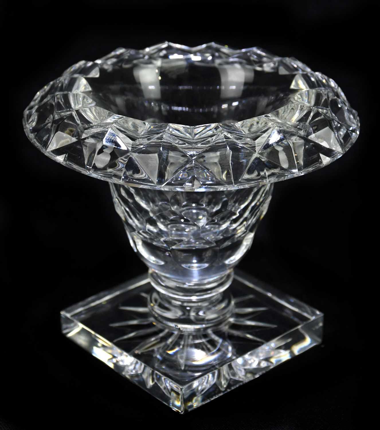 Lot 755 WILLIAM YEOWARD; a cut crystal salt cellar