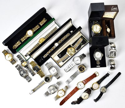 Lot 1415 - A collection of twenty-two wristwatches, to...
