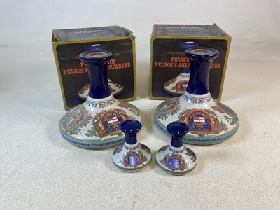 Lot 341 - RUM; four Pusser's rum Nelson's ship's...