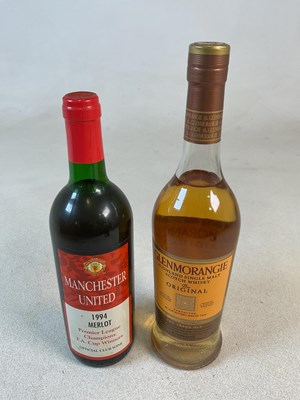 Lot 342 - RED WINE; a bottle of Manchester United 1994...