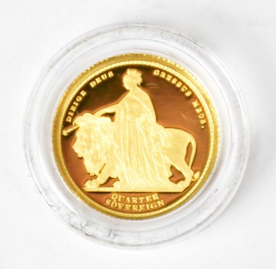 Lot 1082 - HATTONS OF LONDON, a 2019 24ct gold ¼...