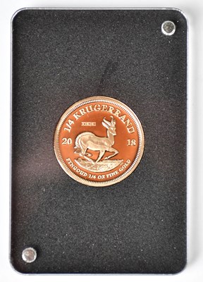 Lot 1088 - THE LONDON MINT; a South Africa 2018 gold...