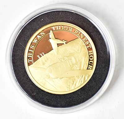 Lot 1099 - A 2020 9ct gold two crown Gibraltar...