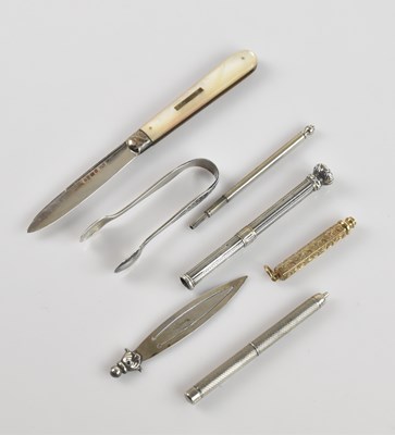 Lot 532 - SYDNEY & CO; an Edward VII hallmarked silver...