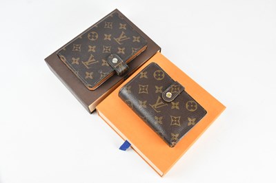 Lot 70 - LOUIS VUITTON; a monogram tan and brown coated...