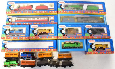 Lot 402 - HORNBY; a group of Thomas the Tank Engine and...