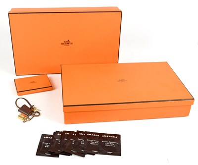 Lot 811 - HERMES; three branded empty boxes, comprising...