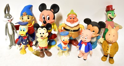 Lot 524 - A quantity of plastic headed soft toys and...