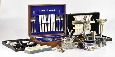 Lot 28 - A collection of electroplated items including...