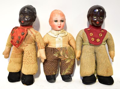Lot 531 - A Unica Belgian doll, the plastic head with...
