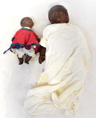 Lot 540 - ARMAND MARSEILLE; a bisque headed black baby...