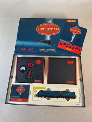 Lot 156 - HORNBY; Live Steam Mallard full set, with box...