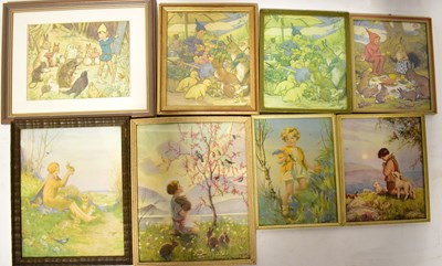 Lot 917 - A quantity of children's related prints,...