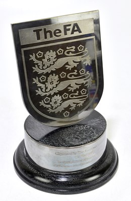 Lot 191 - THE FA; a cased presentation trophy in silver...