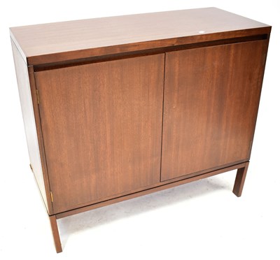 Lot 14 - A mid-20th century mahogany sideboard of two...