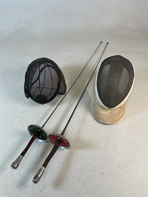Lot 283 - LEON PAUL; fencing equipment, comprising two...