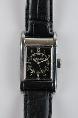 Lot 472 - JAEGER-LECOULTRE; a gentleman's stainless...