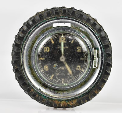 Lot 435 - DUNLOP; a vintage stainless steel and rubber...