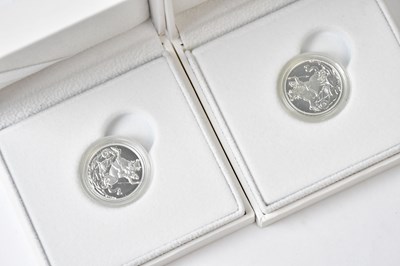 Lot 1121 - THE LONDON MINT OFFICE; two The Silver...