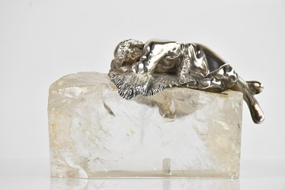 Lot 451 - A fine Russian silver and rock crystal...