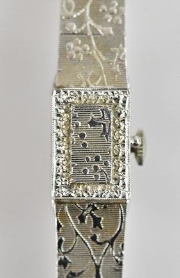 Lot 461 - An early 20th century white metal bracelet...