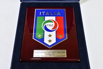 Lot 210 - ENGLAND FOOTBALL: a cased Italian presentation...