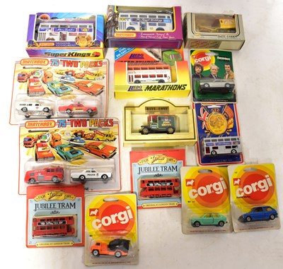 Lot 451 - A collection of diecast model vehicles,...