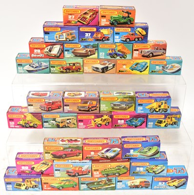 Lot 480 - MATCHBOX; fifty-two '75 Superfast, Streakers,...