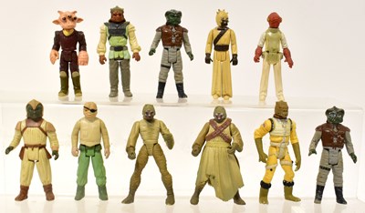 Lot 689 - STAR WARS; eleven vintage plastic action...