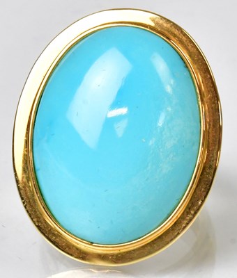 Lot 1140 - SERGIO ELEFANTE; an 18ct gold cocktail ring...