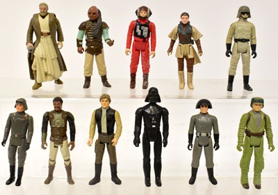 Lot 692 - STAR WARS; eleven vintage plastic action...