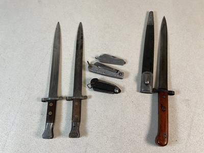 Lot 105 - Two Wilkinson of London bayonets, one BFD...