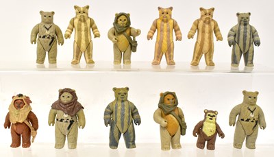 Lot 688 - STAR WARS; eleven vintage plastic action...