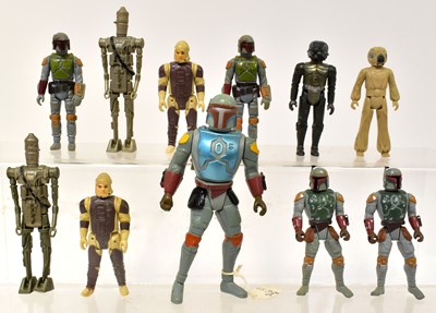 Lot 709 - STAR WARS; ten vintage plastic action figures,...