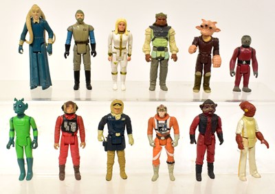 Lot 715 - STAR WARS; twelve vintage plastic action...