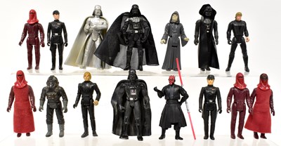 Lot 694 - STAR WARS; fifteen vintage plastic action...