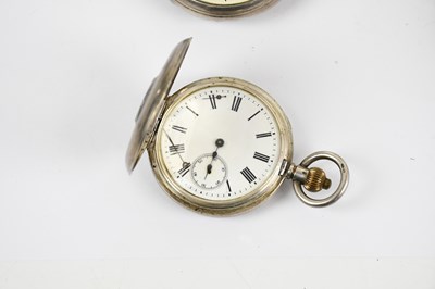 Lot 1343 - A Victorian silver key wind pocket watch, the...