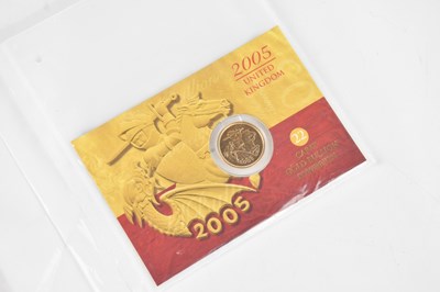 Lot 1043 - An Elizabeth II full sovereign, 2005, in...