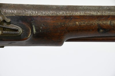 Lot 2540 - A 19th century flintlock pistol with brass...