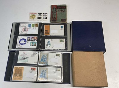 Lot 447 - STAMPS; two albums of first day covers stamps...