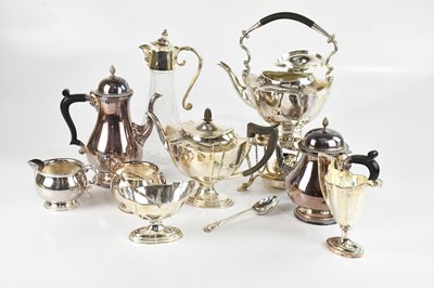 Lot 17 - A small collection of silver plate comprising...