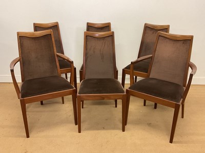 Lot 884 - G PLAN; Fresco dining chairs comprising four...