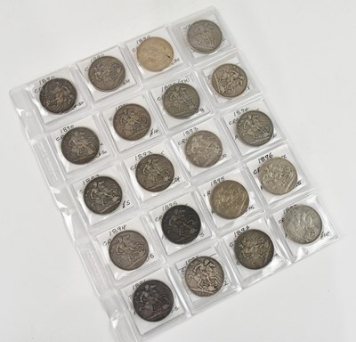 Lot 19 - A collection of nineteen Queen Victoria silver...