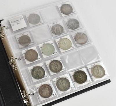 Lot 16 - A collection of British and world silver and...