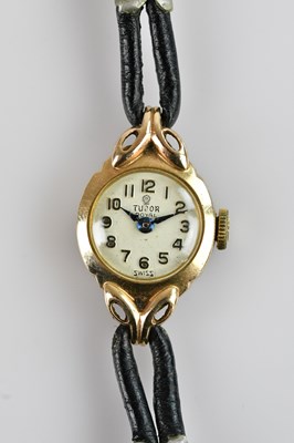 Lot 497 - TUDOR ROYAL; a lady’s 9ct gold wristwatch, the...